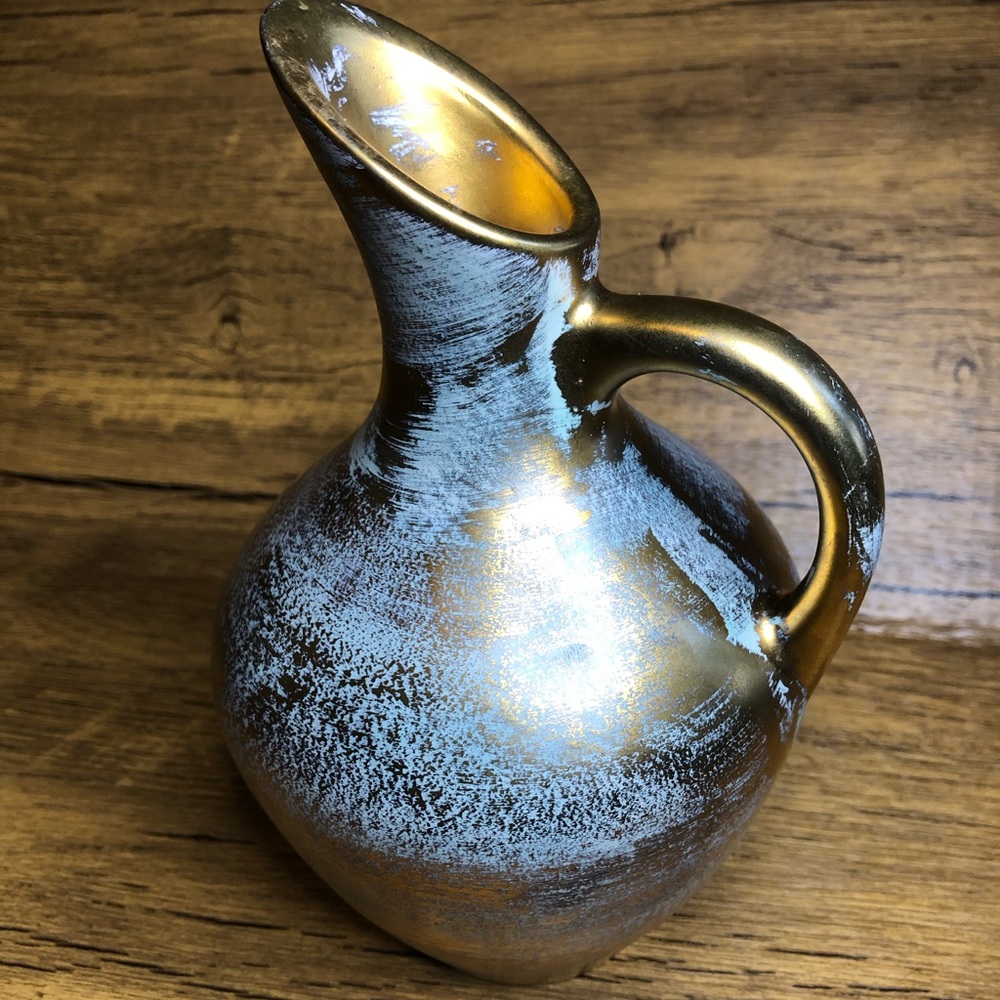 Stangl Vintage Gold Pitcher #4059 mid-century